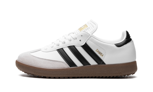 Overkicks - Adidas Samba Golf Cloud White Core Black Gum (IH5167) - vista lateral