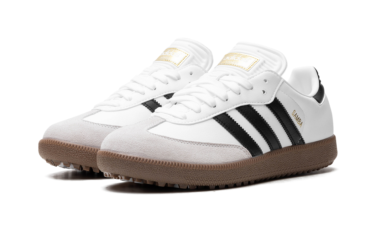 Overkicks - Adidas Samba Golf Cloud White Core Black Gum (IH5167) - vista trasera