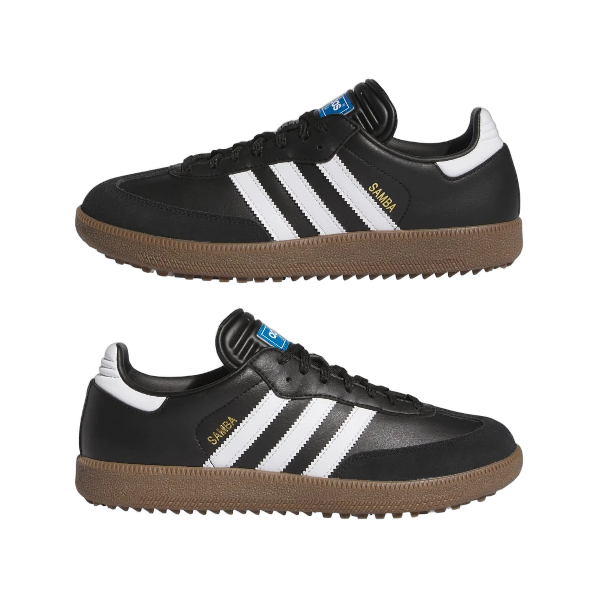 Overkicks - Adidas Samba Golf Core Black Cloud White Gum (IH5168) - detalle lateral interior