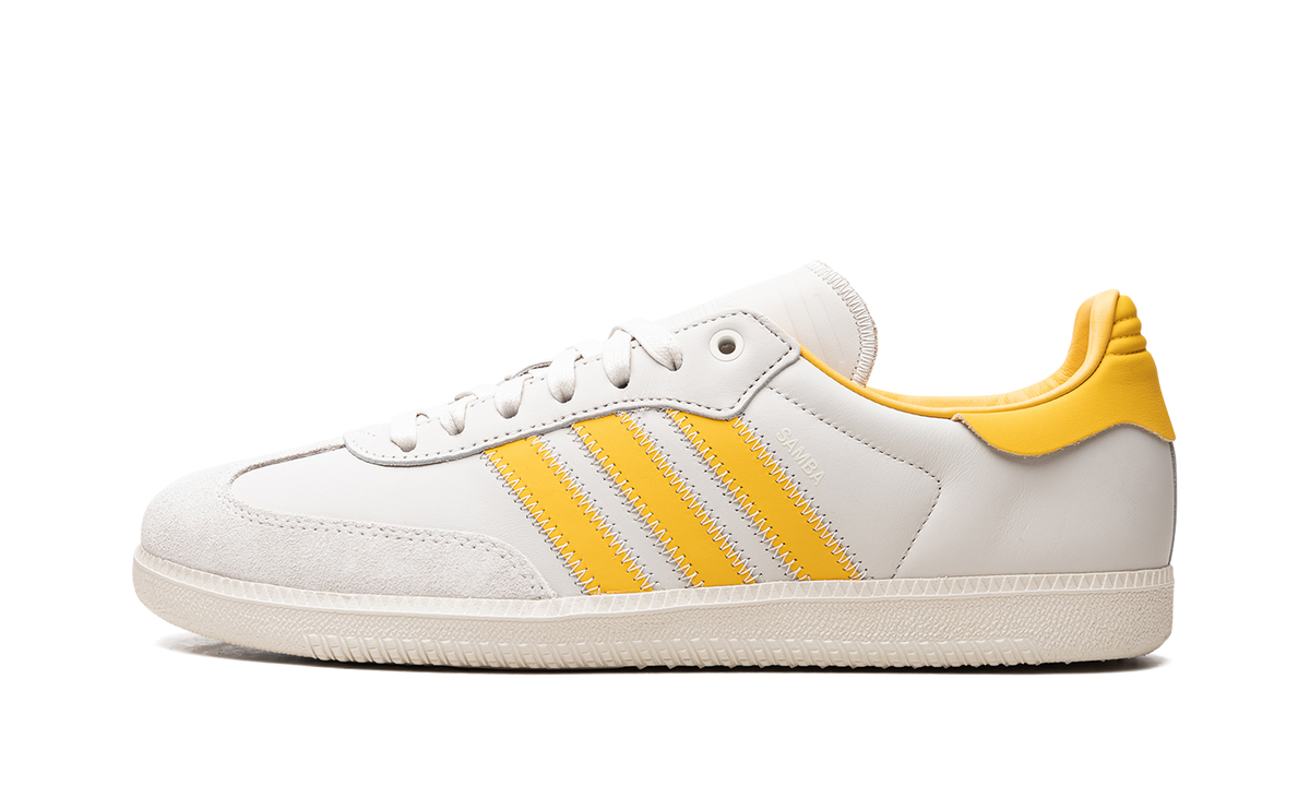 Overkicks - Adidas Samba Humanrace Bold Gold (ID9068) - vista lateral