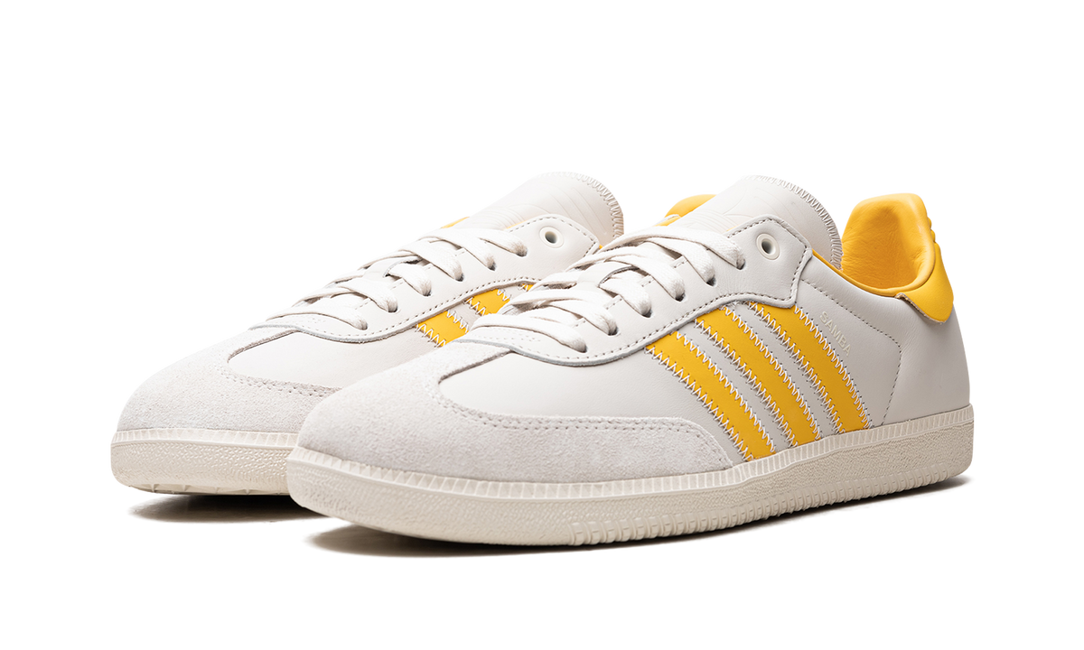 Overkicks - Adidas Samba Humanrace Bold Gold (ID9068) - vista trasera