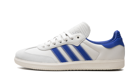 Overkicks - Adidas Samba Humanrace Navy Aluminum (IG2088) - vista lateral