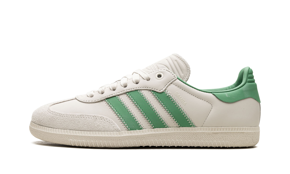Overkicks - Adidas Samba Humanrace Preloved Green (ID9064) - vista lateral