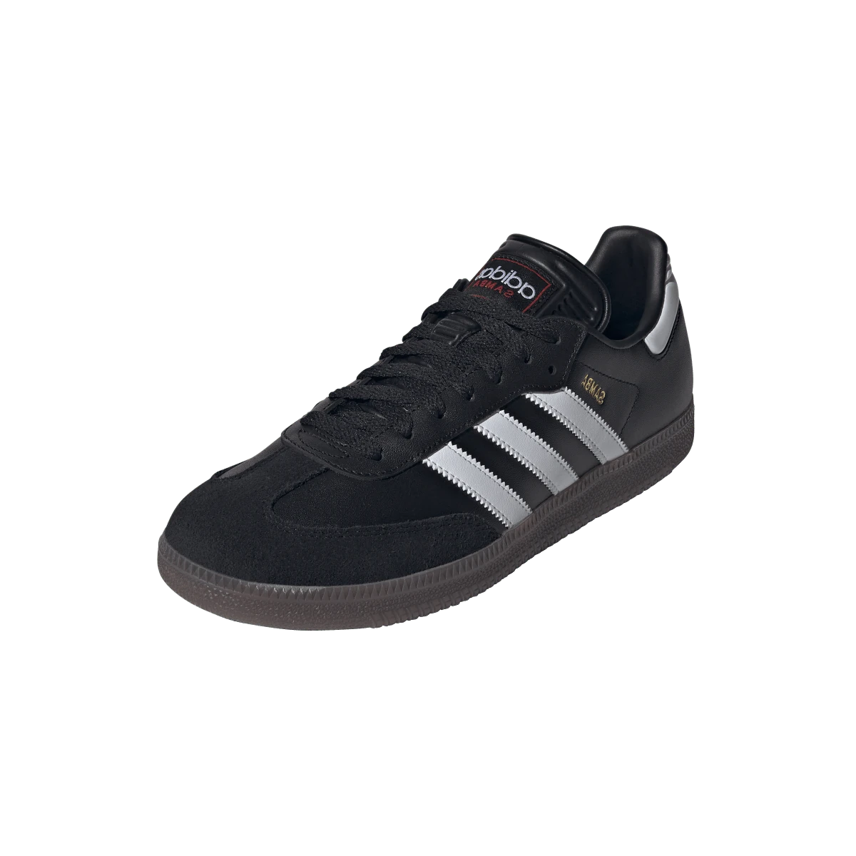 Overkicks - Adidas Samba Indoor Core Black Cloud White Vivid Red (IH6000) - vista trasera