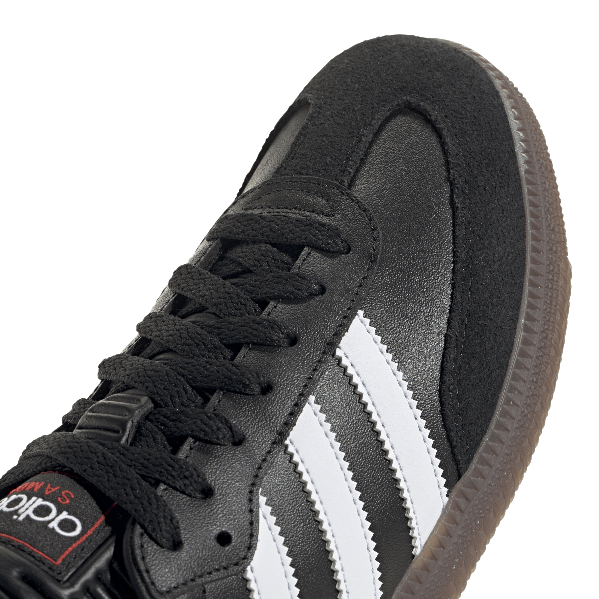Overkicks - Adidas Samba Indoor Core Black Cloud White Vivid Red (IH6000) - detalle