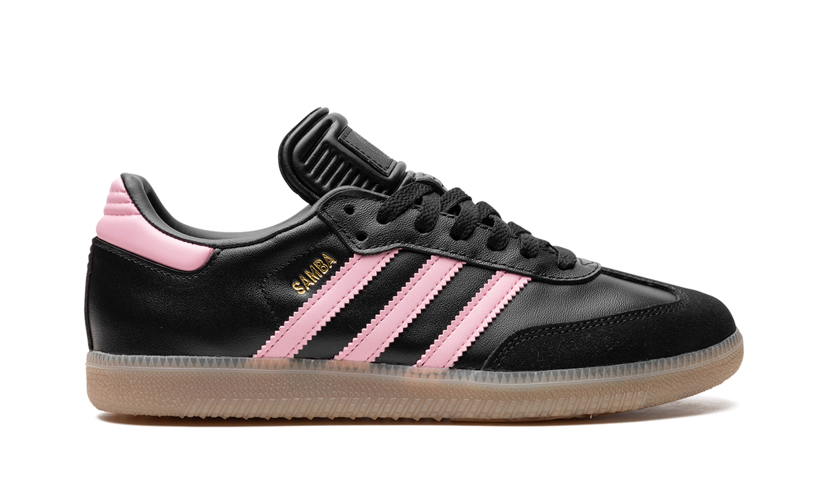 Overkicks - Adidas Samba Inter Miami CF Messi Black (IH8157) - detalle talón