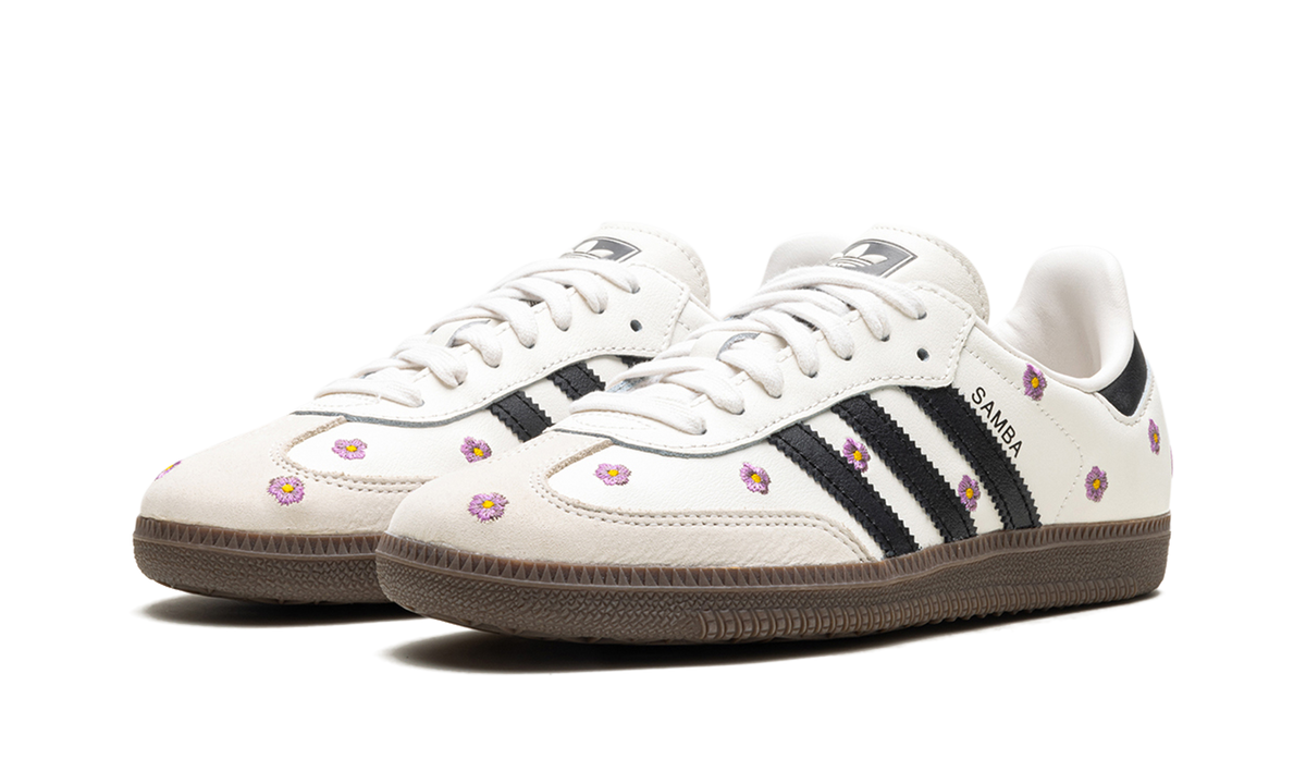 Overkicks - Adidas Samba Light Purple Floral (IF4398) - vista trasera