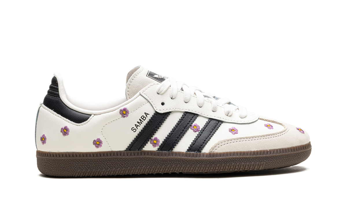 Overkicks - Adidas Samba Light Purple Floral (IF4398) - detalle talón