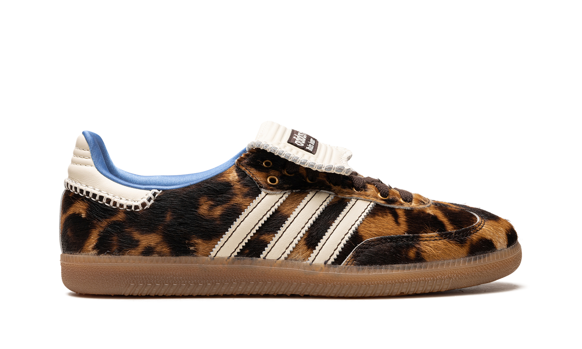 Overkicks - Adidas Samba Nylon Wales Bonner Dark Brown (IE0578) - detalle talón