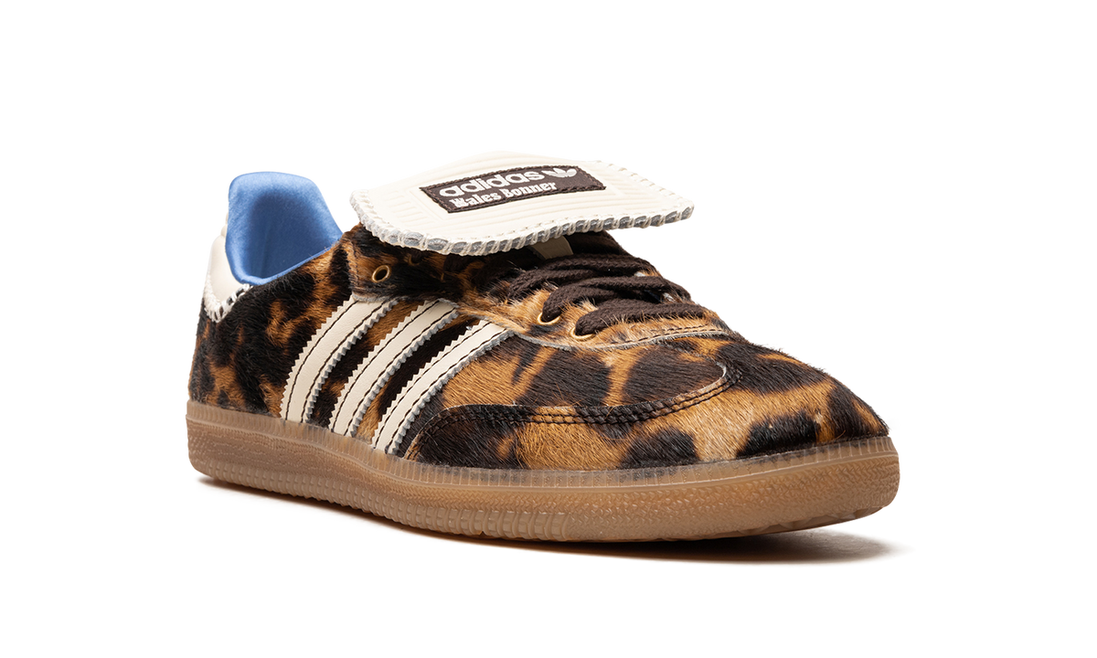 Overkicks - Adidas Samba Nylon Wales Bonner Dark Brown (IE0578) - detalle lateral interior