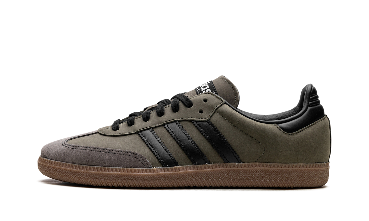 Overkicks - Adidas Samba OG Base Green (IE9163) - vista lateral