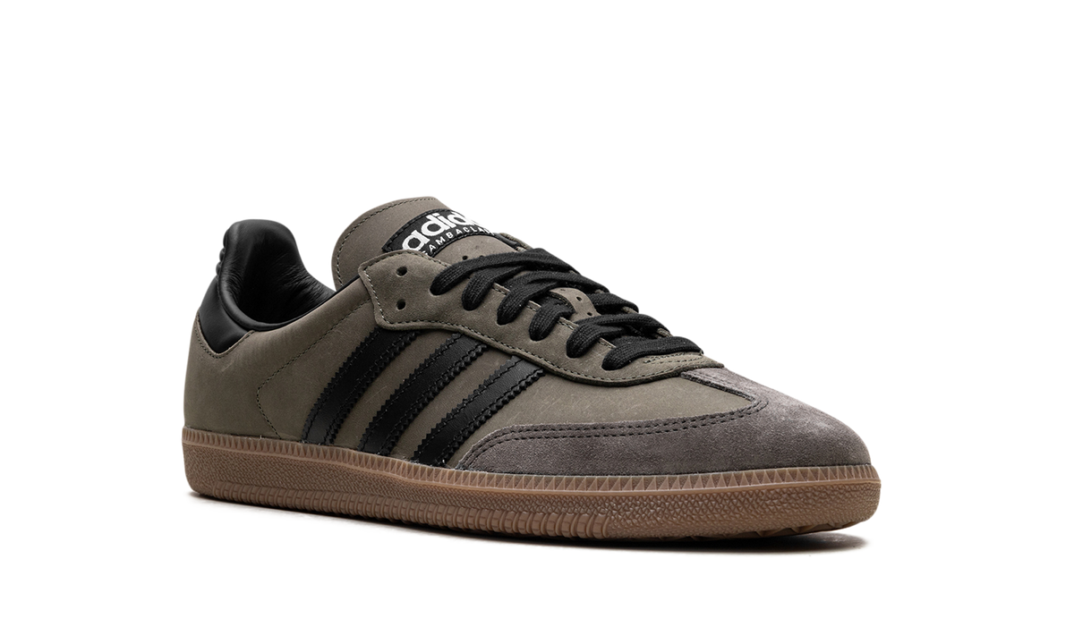 Overkicks - Adidas Samba OG Base Green (IE9163) - detalle lateral interior