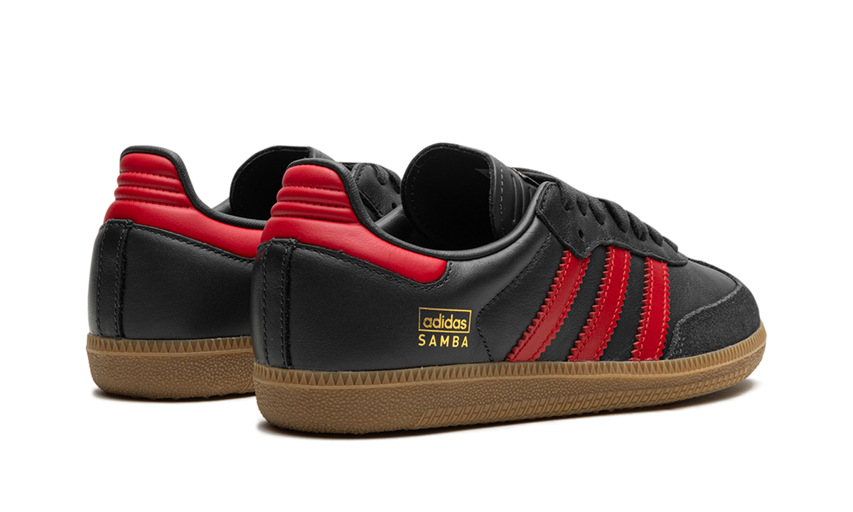 Overkicks - Adidas Samba OG Carbon Better Scarlet (IG6173) - par completo