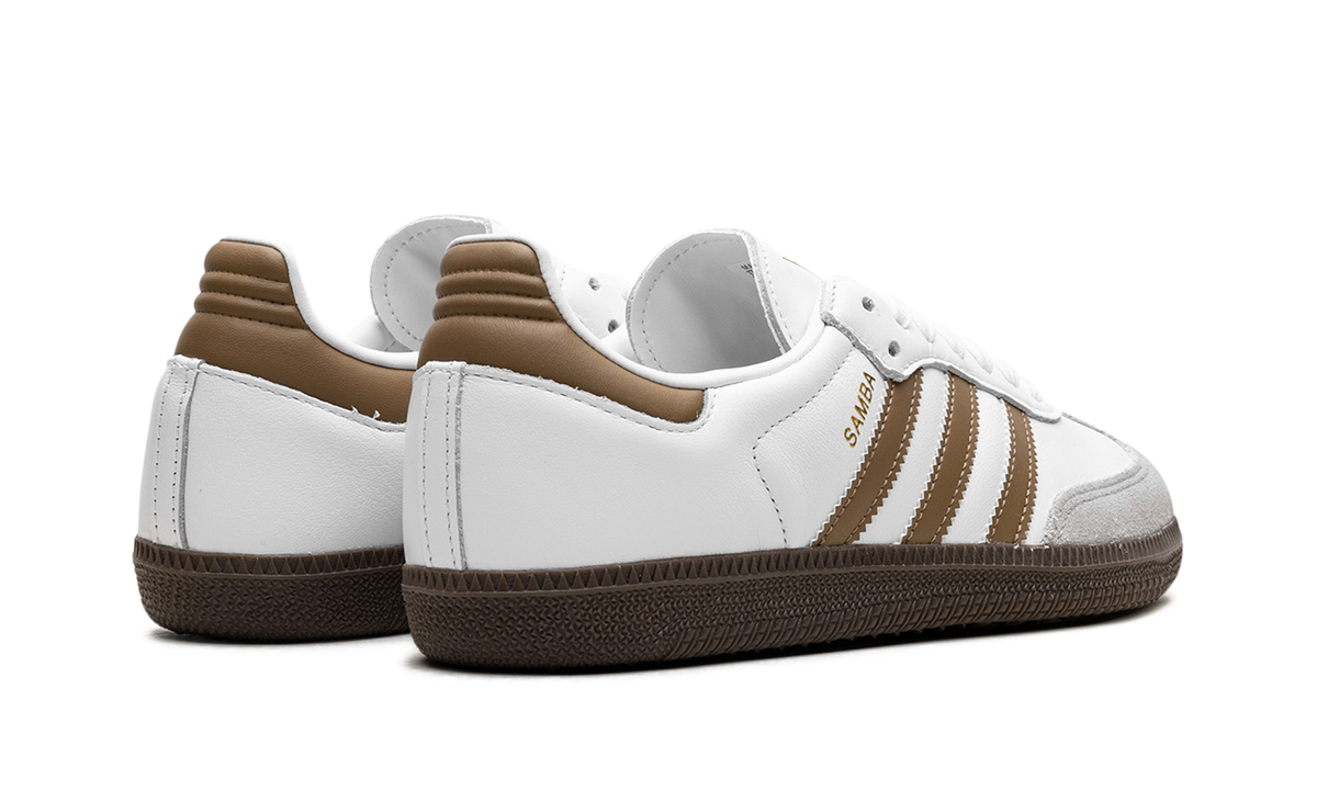 Overkicks - Adidas Samba OG Cloud White Brown Desert (JH8796) - par completo