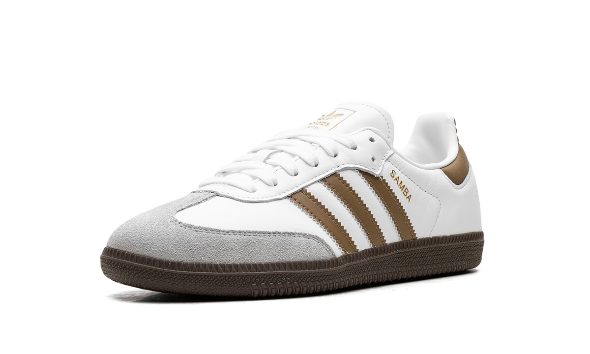 Overkicks - Adidas Samba OG Cloud White Brown Desert (JH8796) - detalle suela