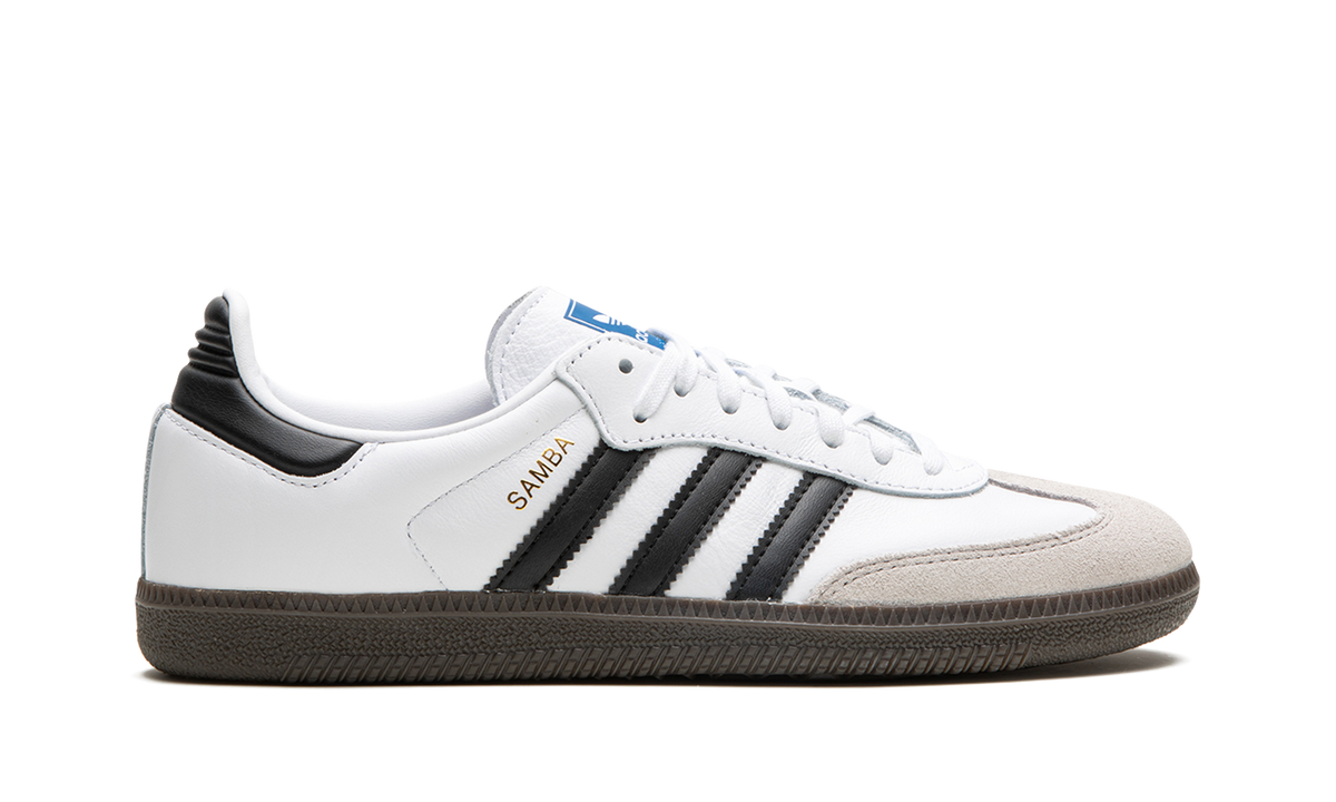 Overkicks - Adidas Samba OG Cloud White Core Black (IE3675) - detalle talón