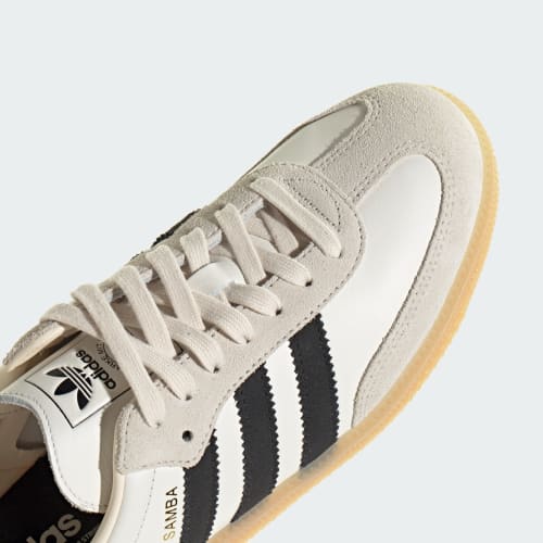 Overkicks - Adidas Samba OG Cloud White Core Black Gum (IH6820) - detalle