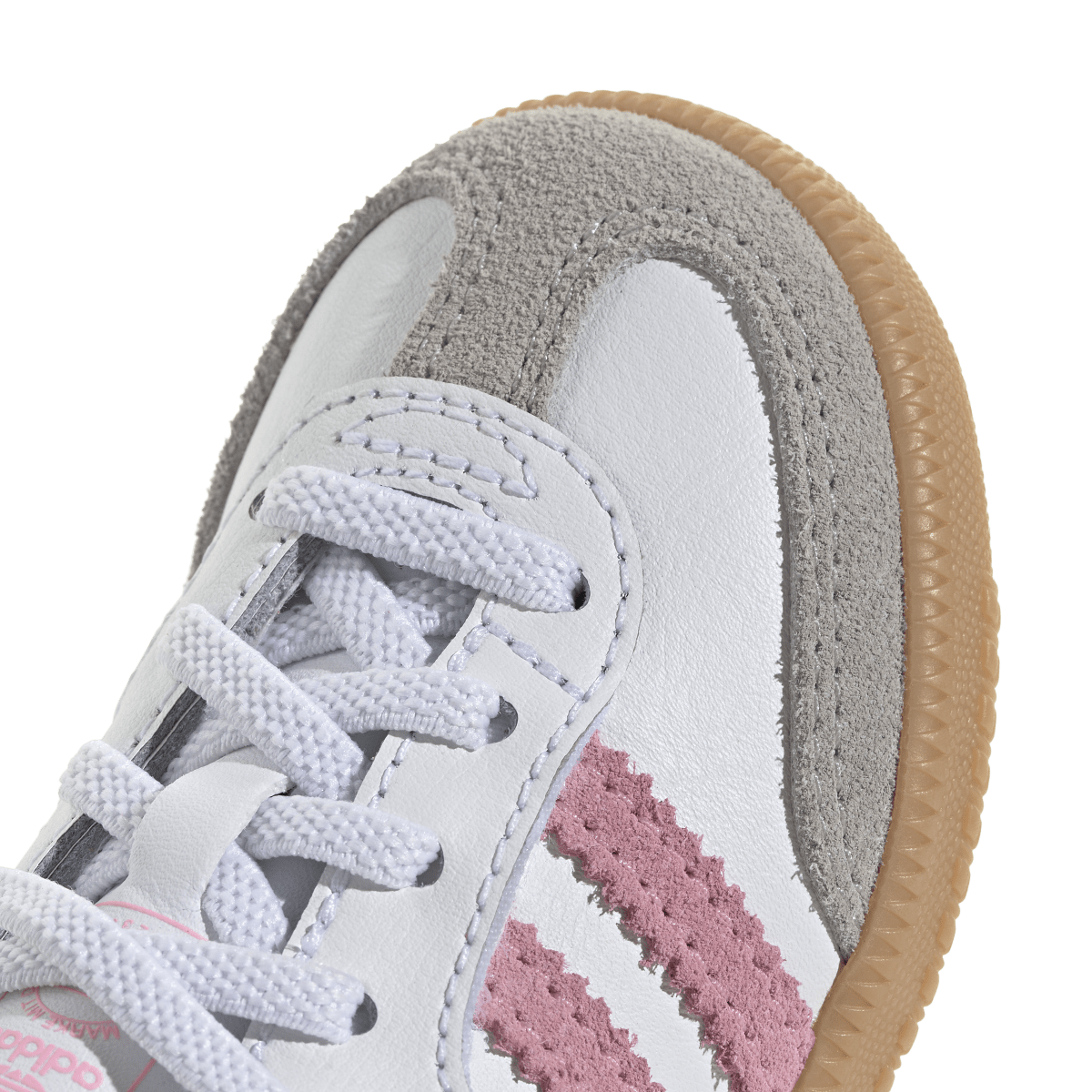 Overkicks - Adidas Samba OG Comfort Closure White Light Pink Gum (TD) (JQ2028) - imagen 7