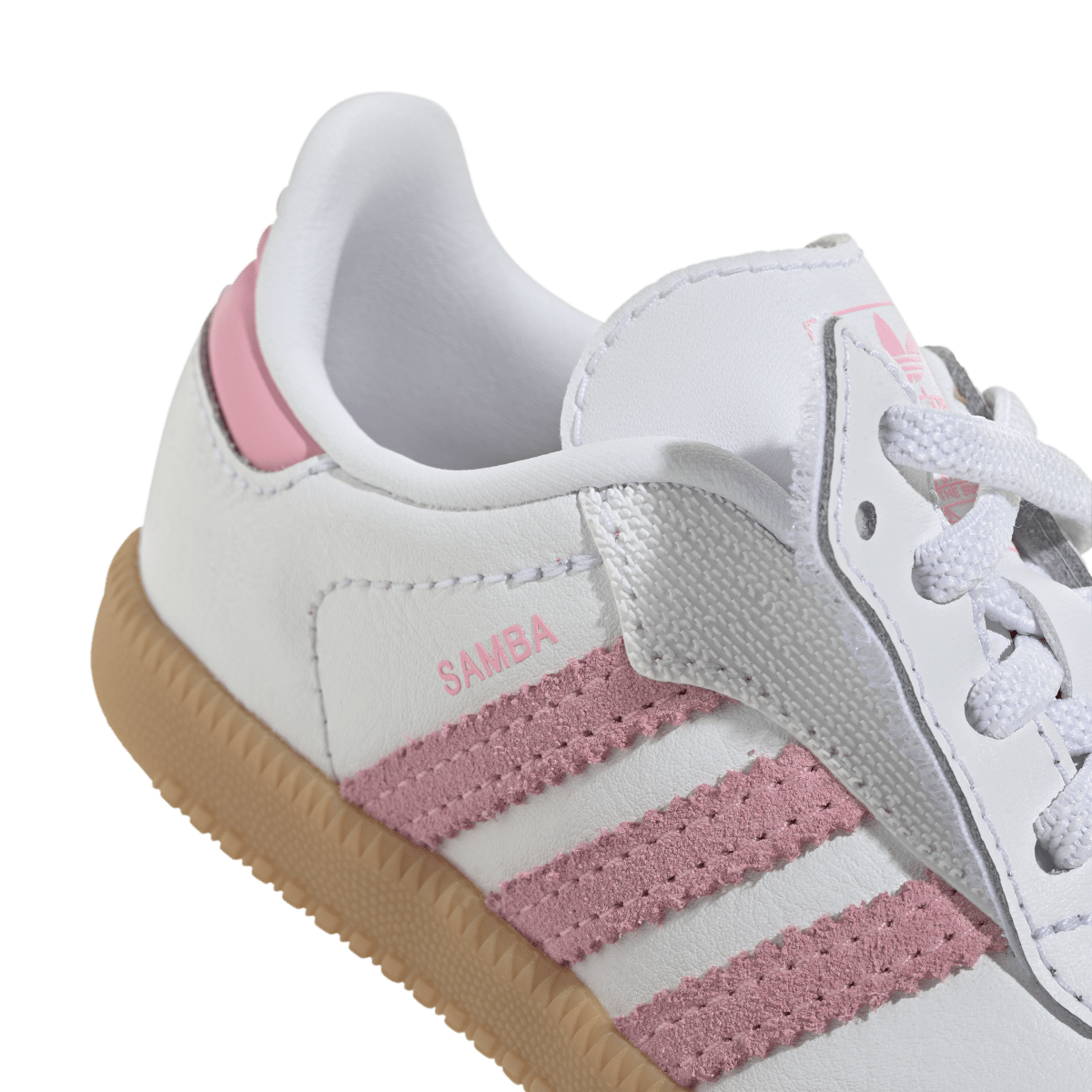 Overkicks - Adidas Samba OG Comfort Closure White Light Pink Gum (TD) (JQ2028) - imagen 9