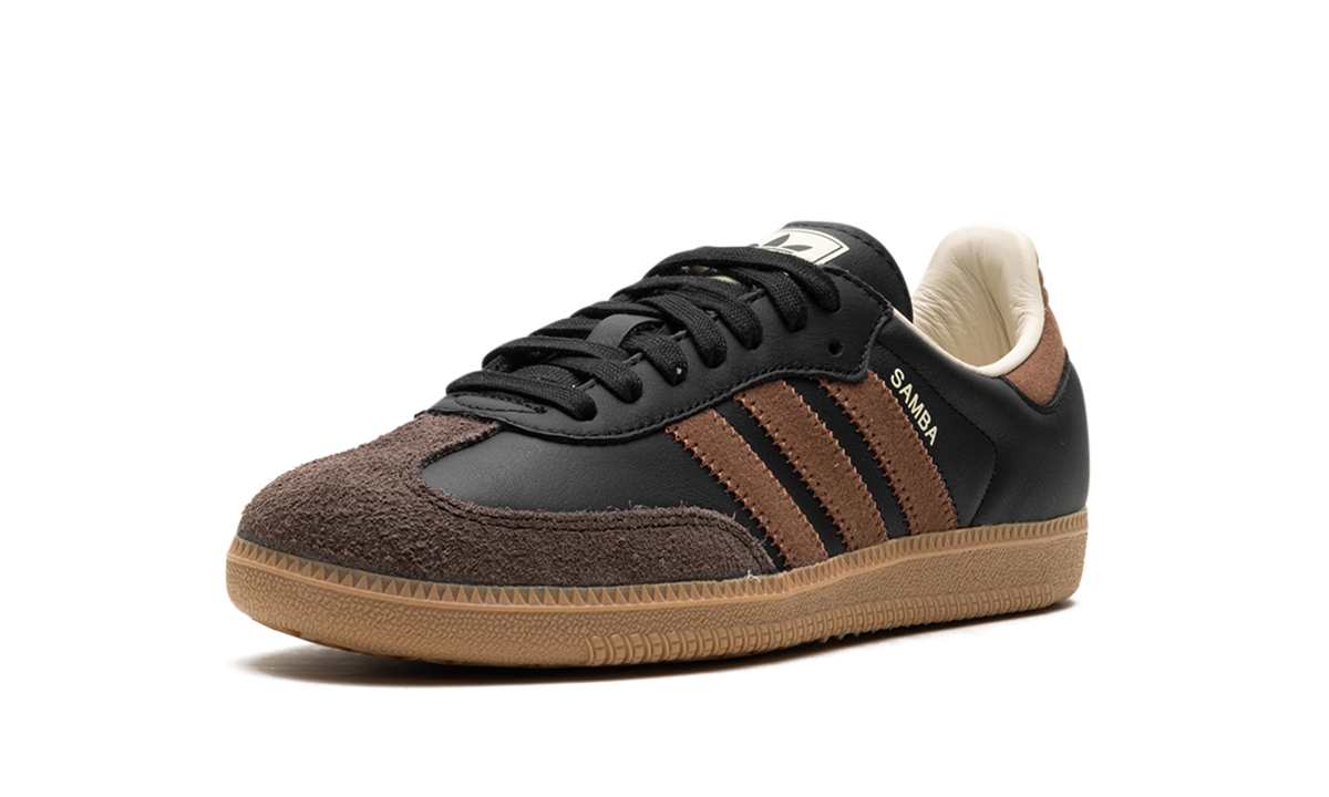 Overkicks - Adidas Samba OG Core Black Preloved Brown (IE9123) - detalle suela