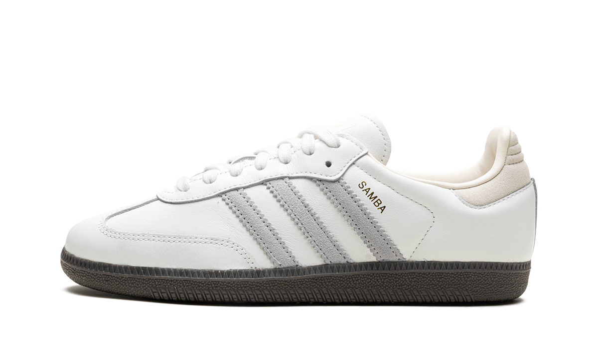 Overkicks - Adidas Samba OG Core White Grey (IH4880) - vista lateral