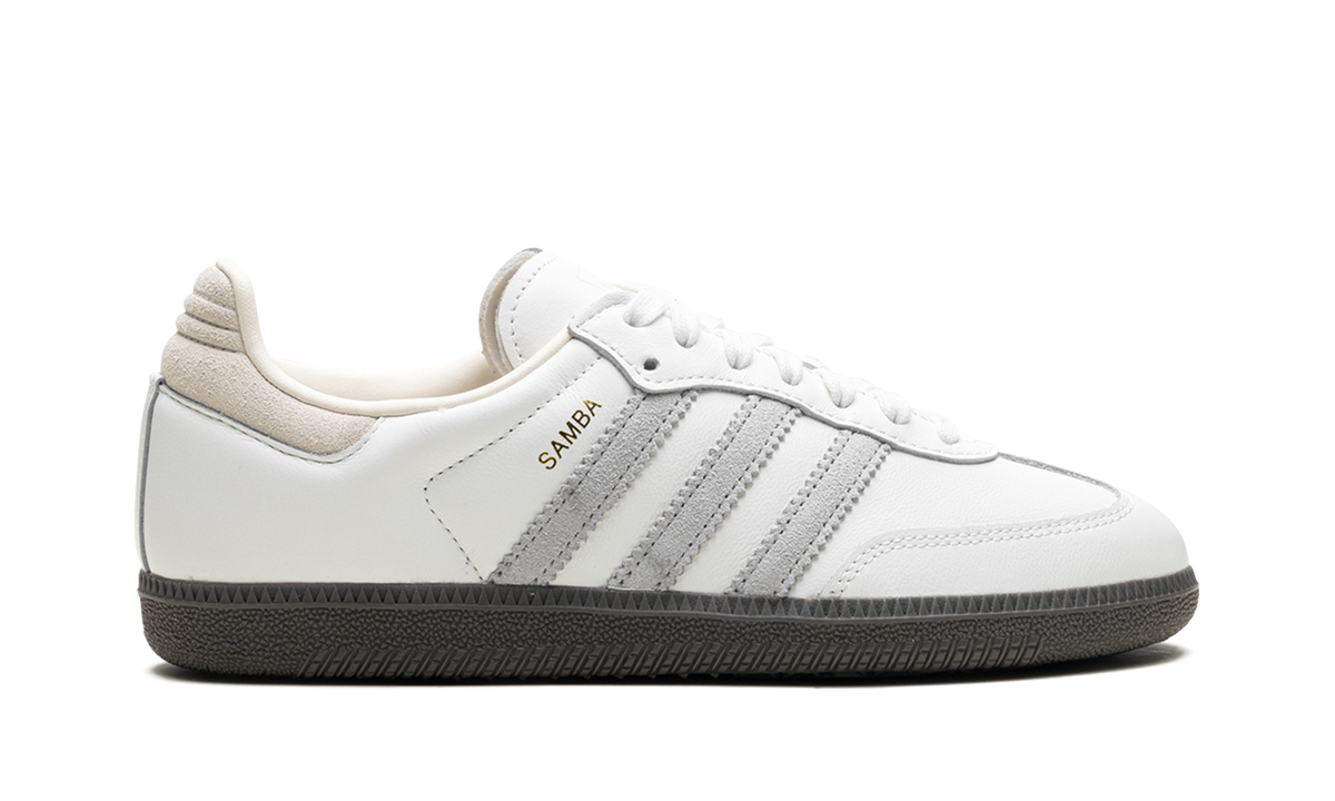 Overkicks - Adidas Samba OG Core White Grey (IH4880) - detalle talón