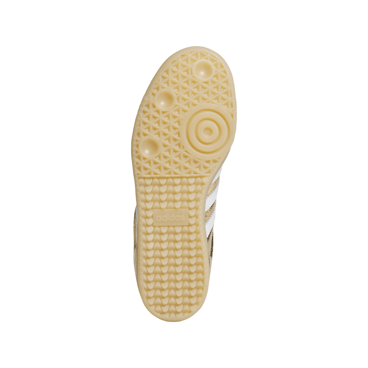 Overkicks - Adidas Samba OG Gold Metallic Cracked Leather (KI5719) - detalle suela