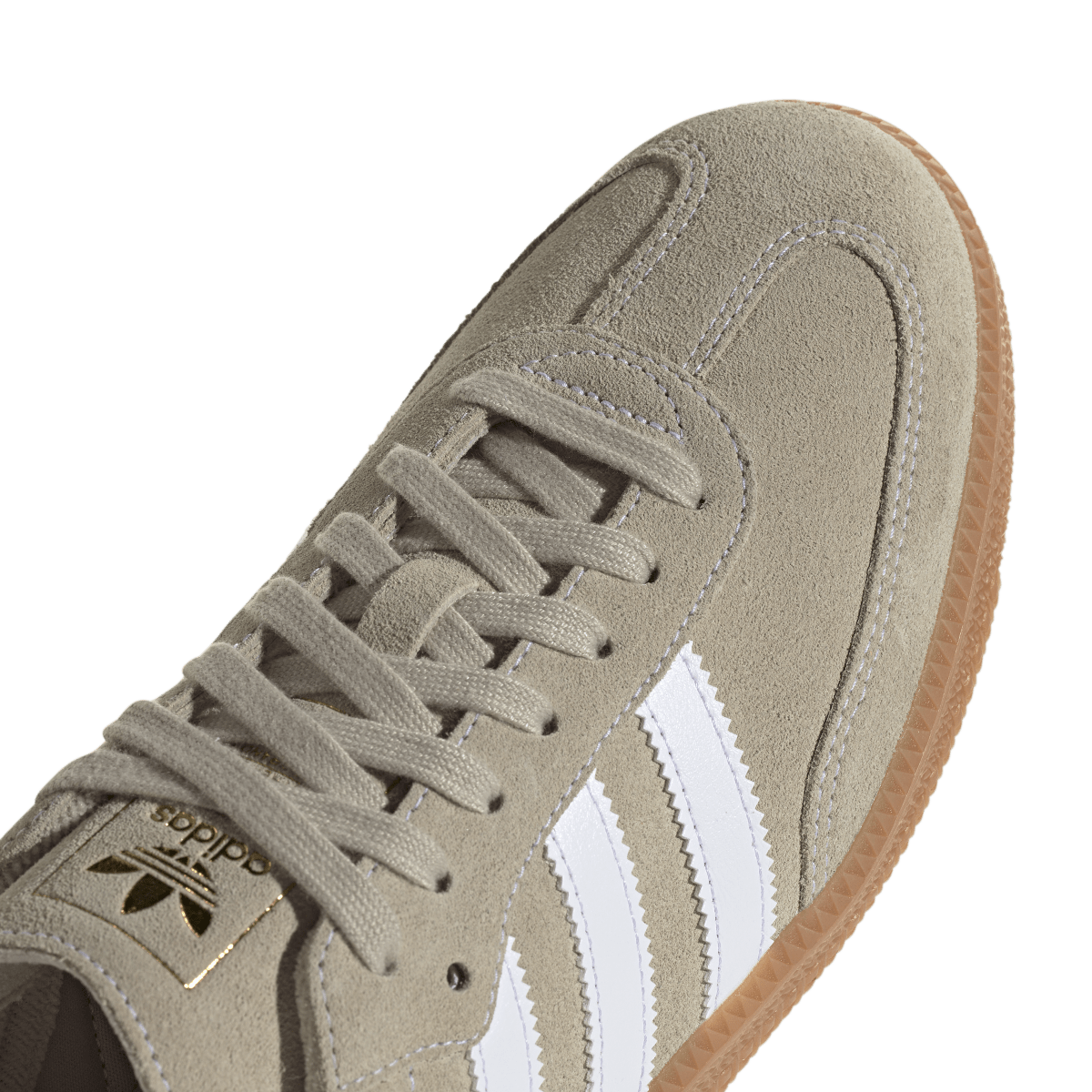 Overkicks - Adidas Samba OG Khaki White Gum (KK2272) - detalle lateral interior