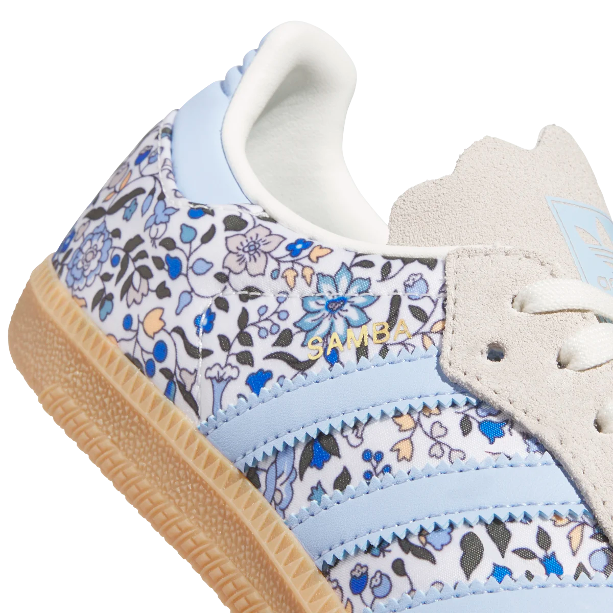 Overkicks - Adidas Samba OG Liberty London Blue Floral (JP8080) - vista superior
