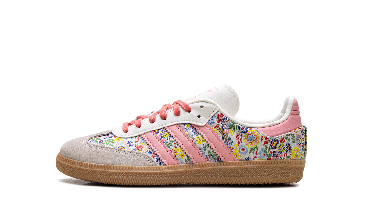 Overkicks - Adidas Samba OG Liberty London Floral Embroidery (PS) (JI0281) - vista lateral