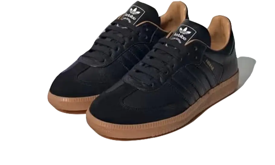 Overkicks - Adidas Samba OG Made In Italy Black Gum (ID2864) - vista trasera