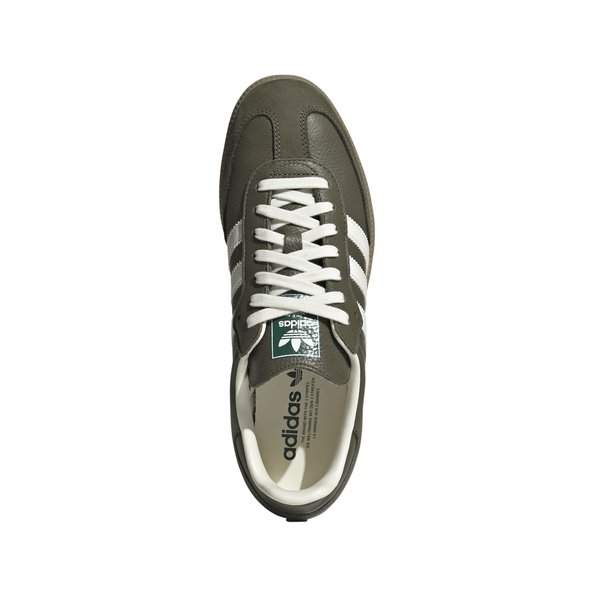 Overkicks - Adidas Samba OG Medium Raw Khaki Gum (JR0890) - par completo