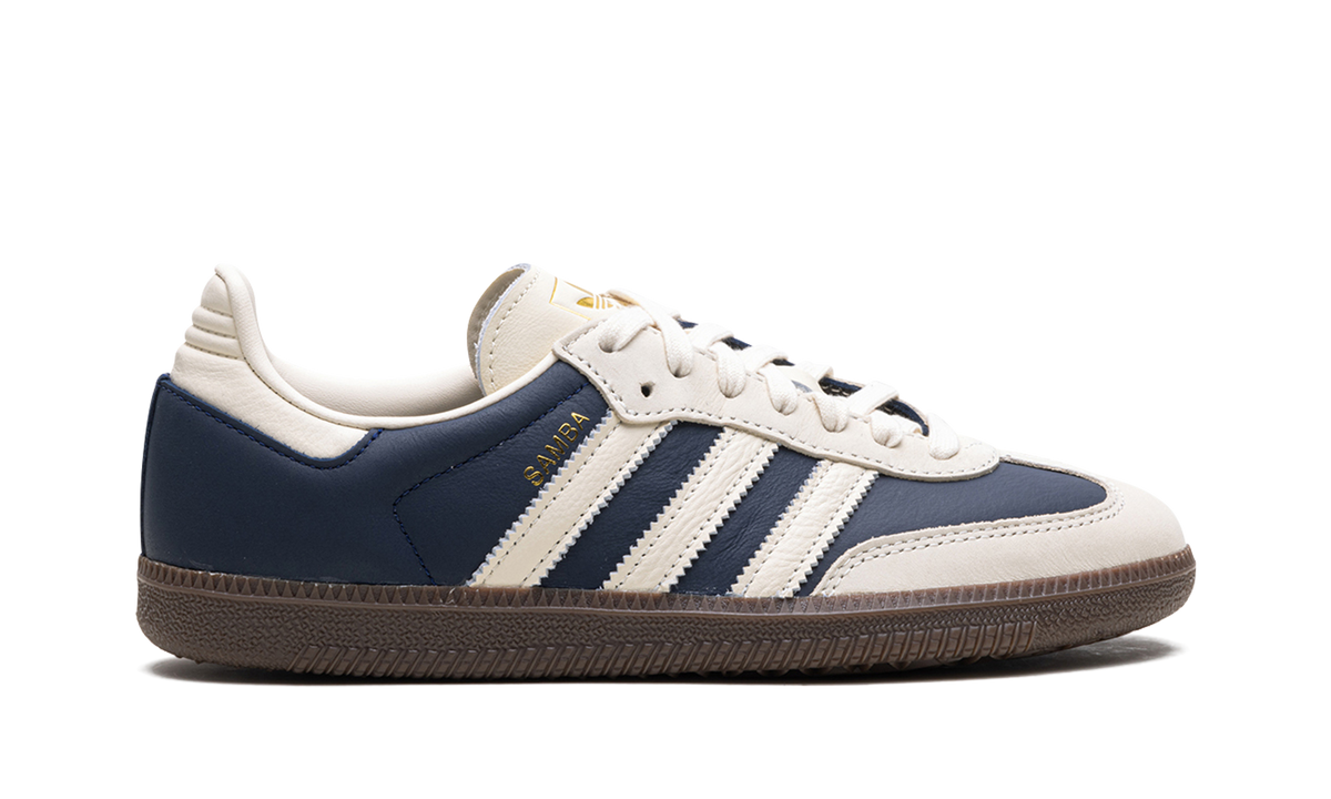 Overkicks - Adidas Samba OG Night Indigo Crew White (IG1968) - detalle talón