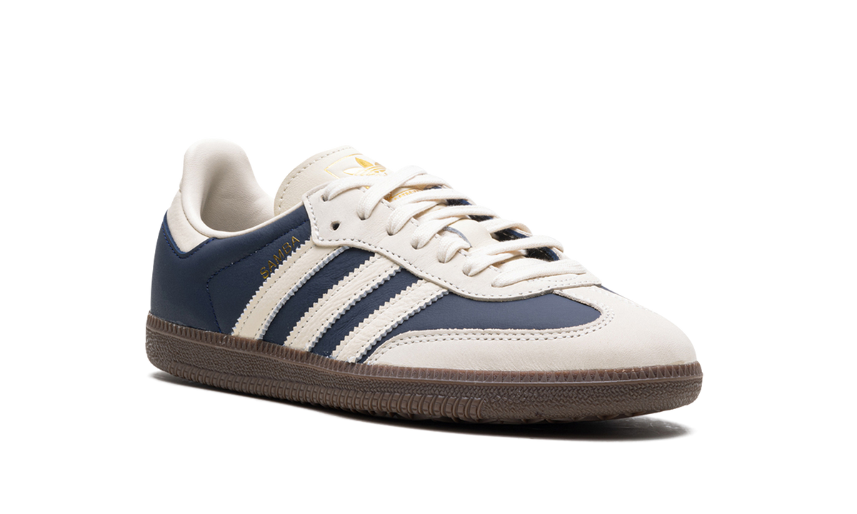 Overkicks - Adidas Samba OG Night Indigo Crew White (IG1968) - detalle lateral interior