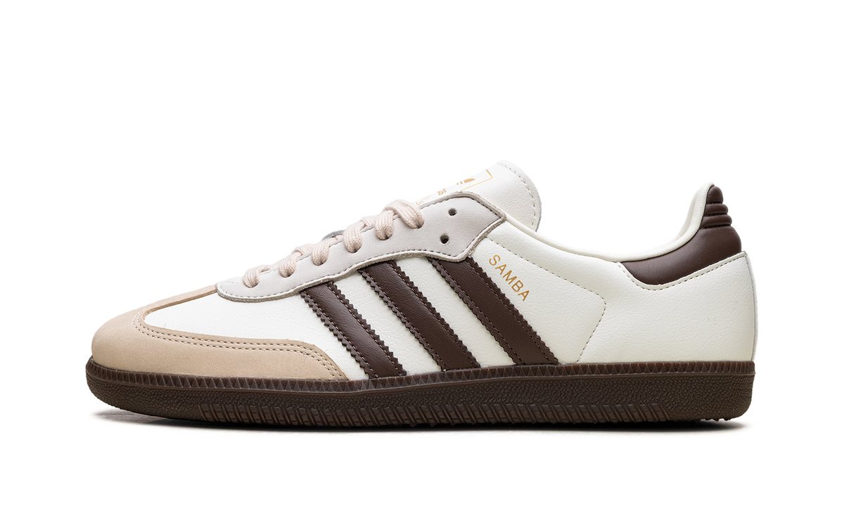 Overkicks - Adidas Samba OG Off White Earth Strata Gum (JR8842) - vista lateral