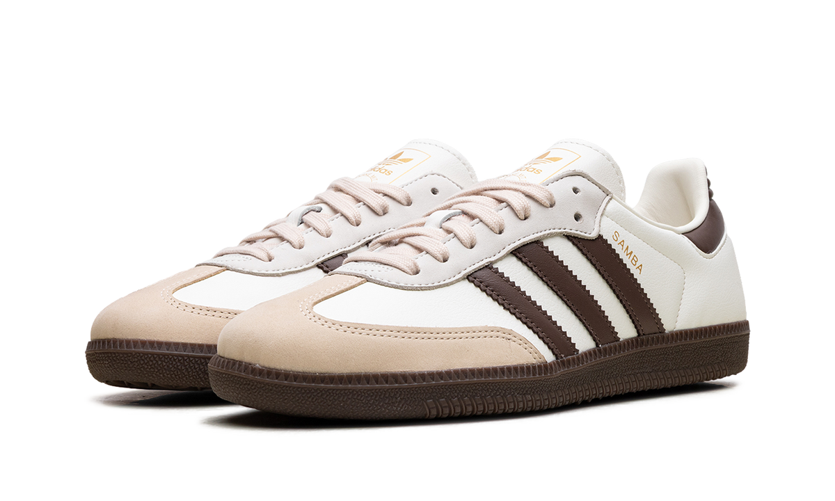 Overkicks - Adidas Samba OG Off White Earth Strata Gum (JR8842) - vista trasera