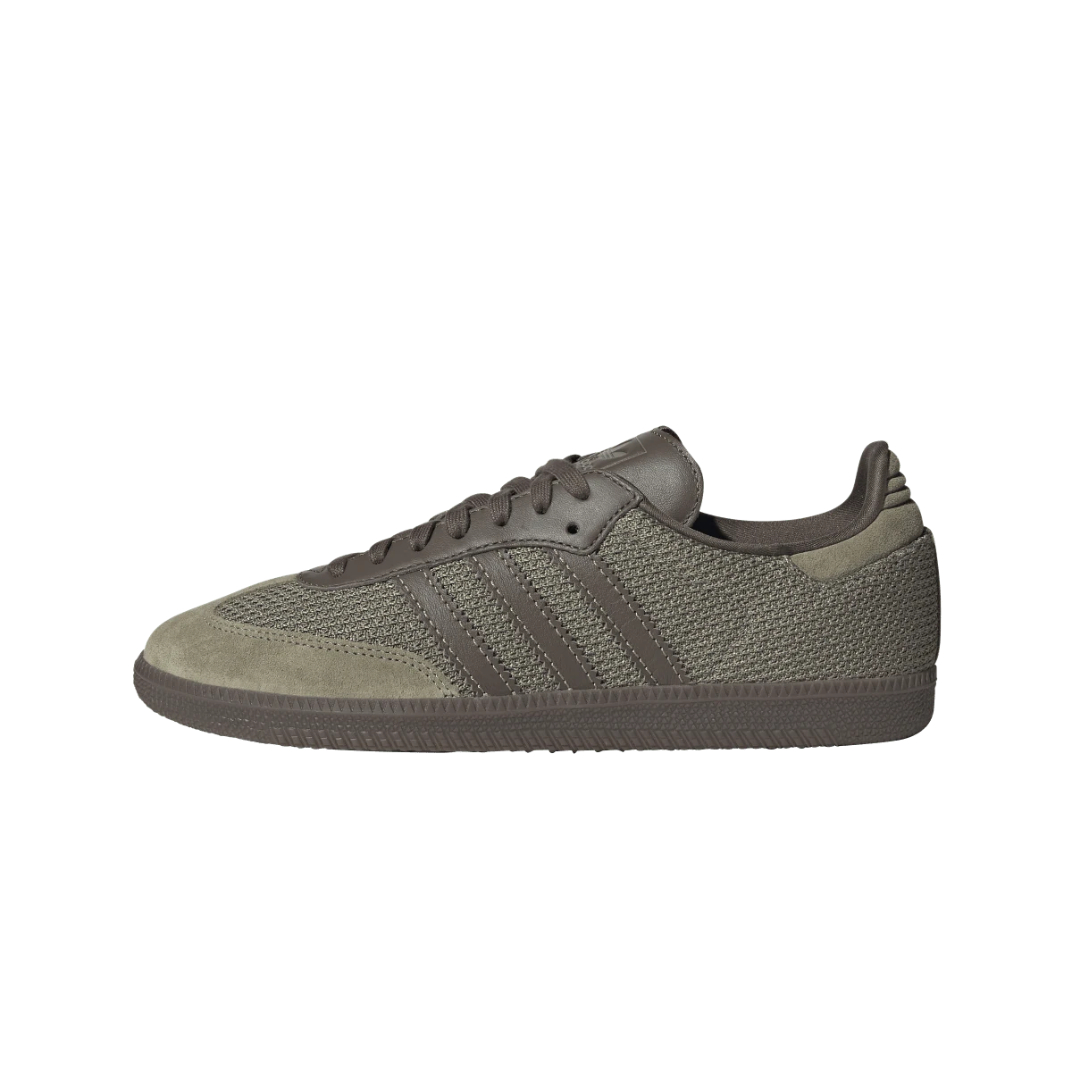 Overkicks - Adidas Samba OG Orbit Green Cargo Brown (JR0885) - vista lateral