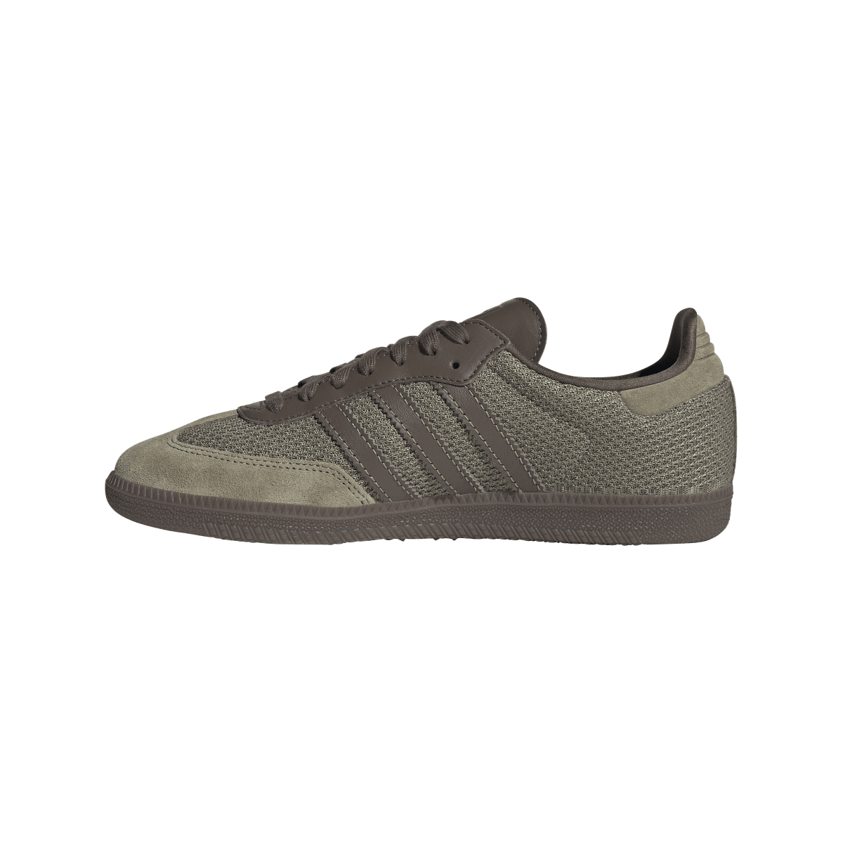 Overkicks - Adidas Samba OG Orbit Green Cargo Brown (JR0885) - detalle talón