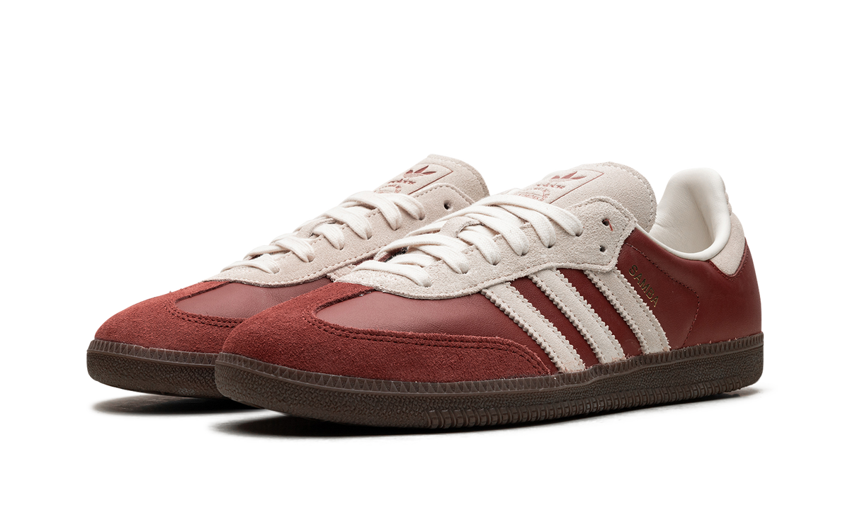 Overkicks - Adidas Samba OG Preloved Ruby Cream White (JI3216) - vista trasera
