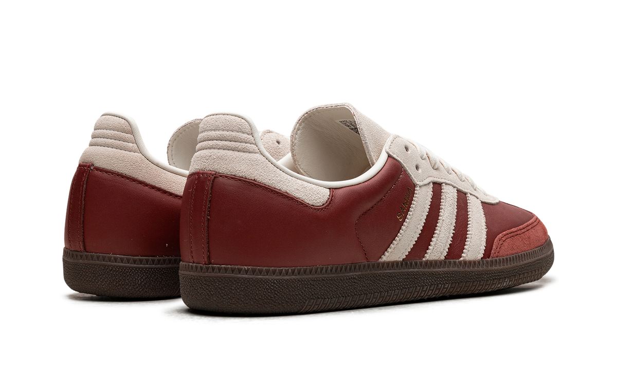 Overkicks - Adidas Samba OG Preloved Ruby Cream White (JI3216) - par completo