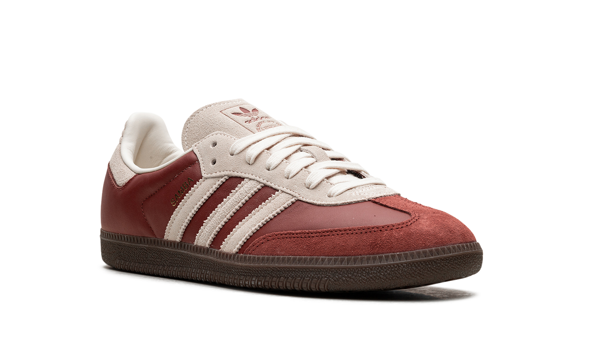 Overkicks - Adidas Samba OG Preloved Ruby Cream White (JI3216) - detalle lateral interior