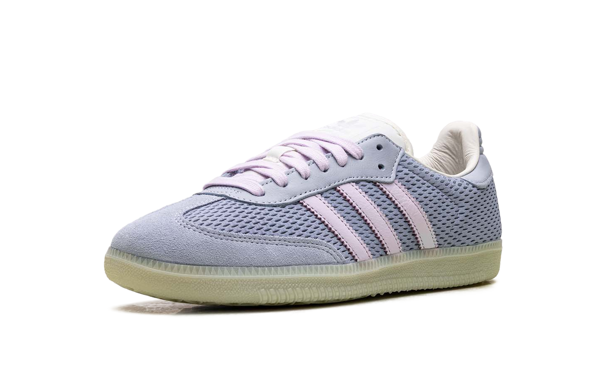 Overkicks - Adidas Samba OG Tactile Blue Ice Lavender (JI3178) - detalle suela