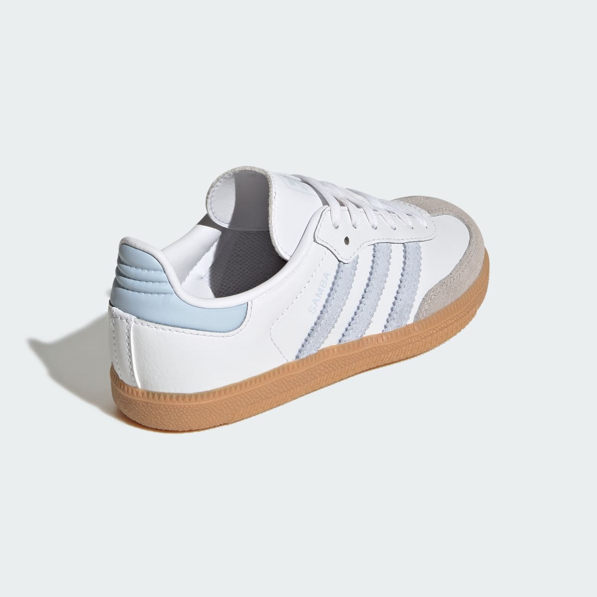 Overkicks - Adidas Samba OG White Crystal Sky Gum (PS) (JQ2025) - imagen 5