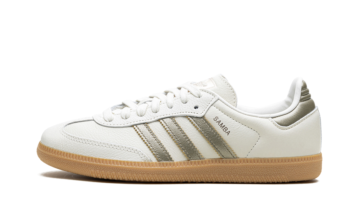 Overkicks - Adidas Samba OG Wonder Gold Metallic (IG1964) - vista lateral