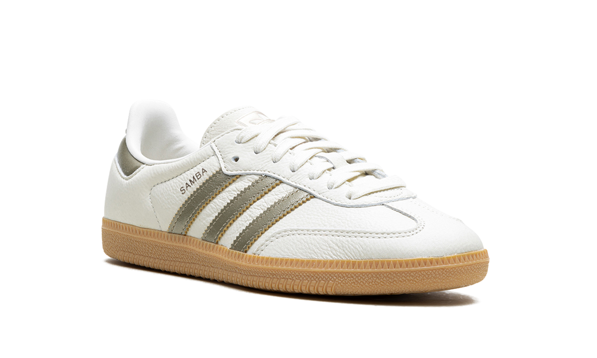 Overkicks - Adidas Samba OG Wonder Gold Metallic (IG1964) - detalle lateral interior