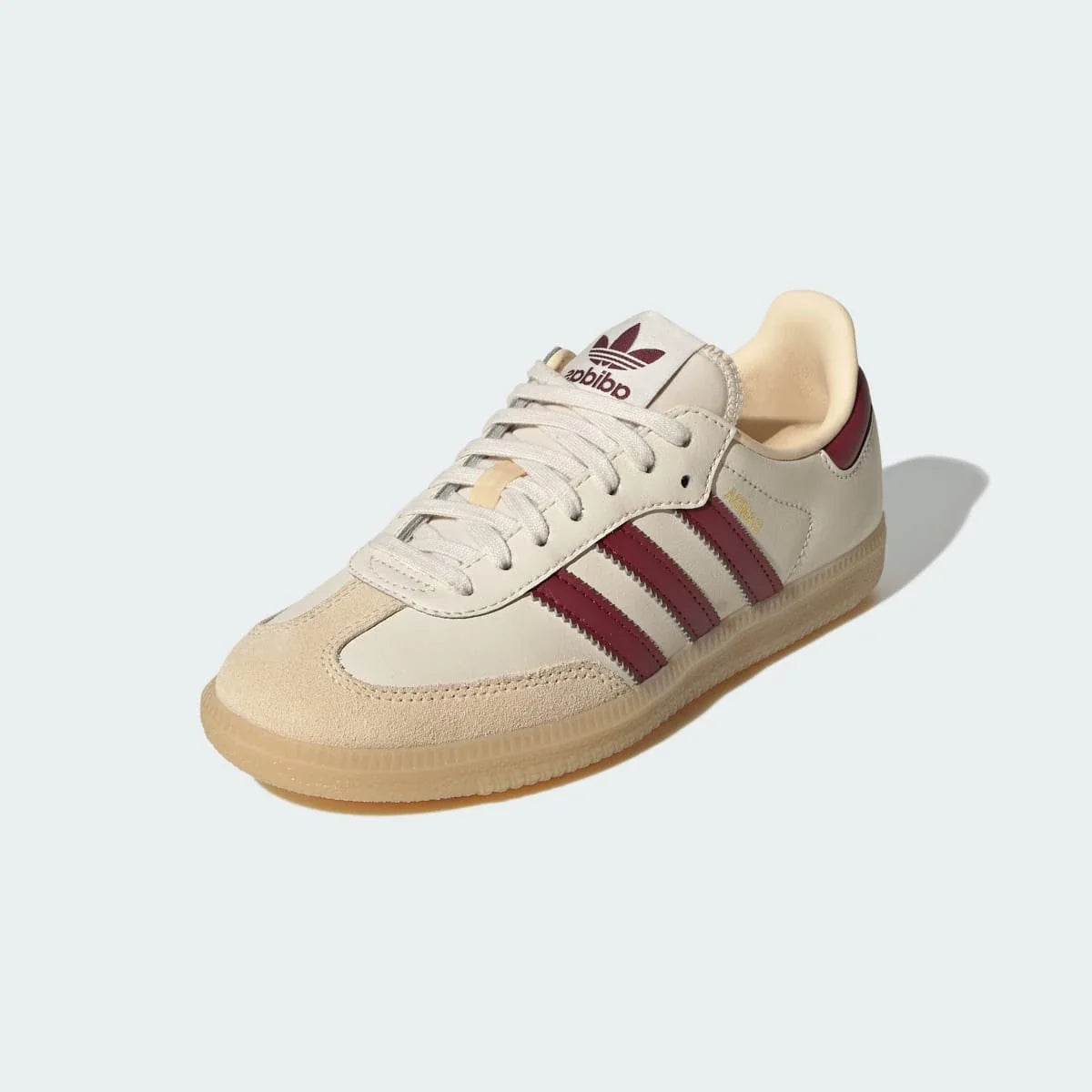 Overkicks - Adidas Samba OG Wonder White Shadow Red Gum (GS) (JQ8554) - imagen 2