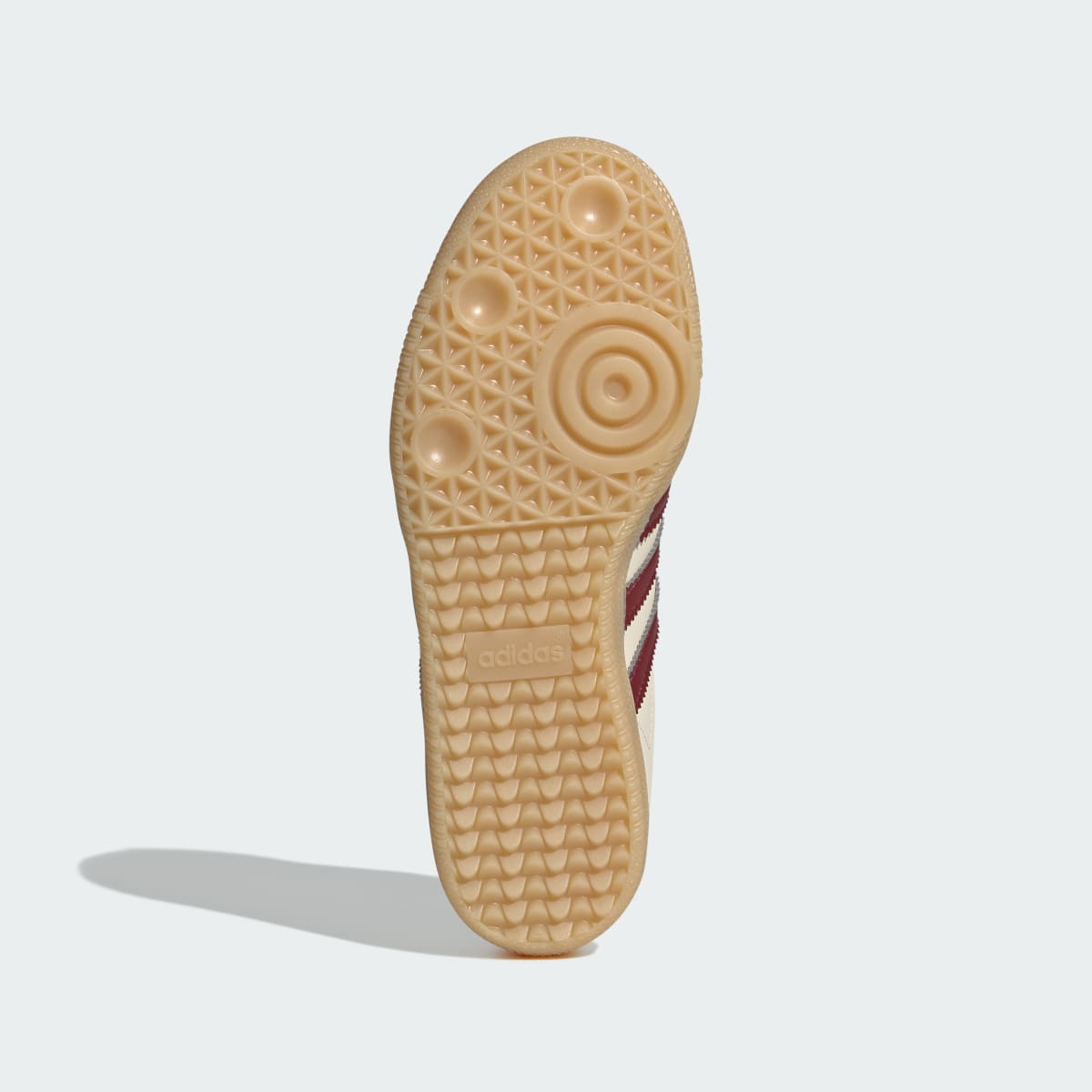 Overkicks - Adidas Samba OG Wonder White Shadow Red Gum (GS) (JQ8554) - imagen 4