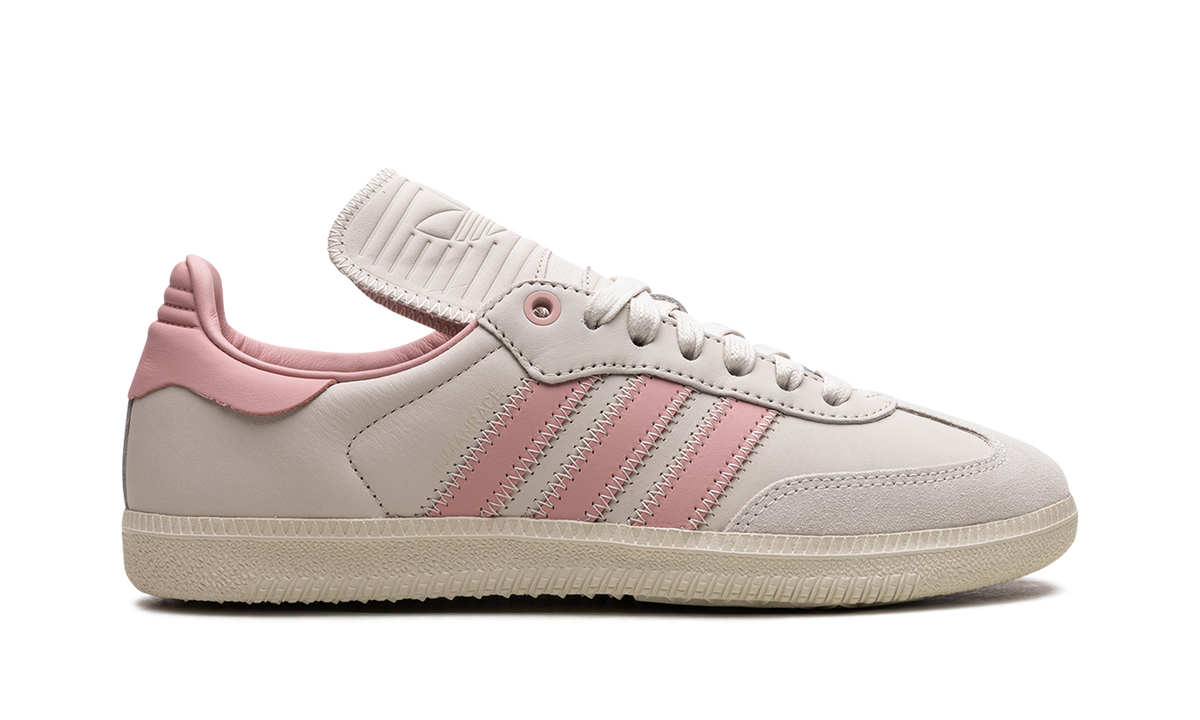 Overkicks - Adidas Samba Pharrell Humanrace Aluminium (ID3127) - detalle talon