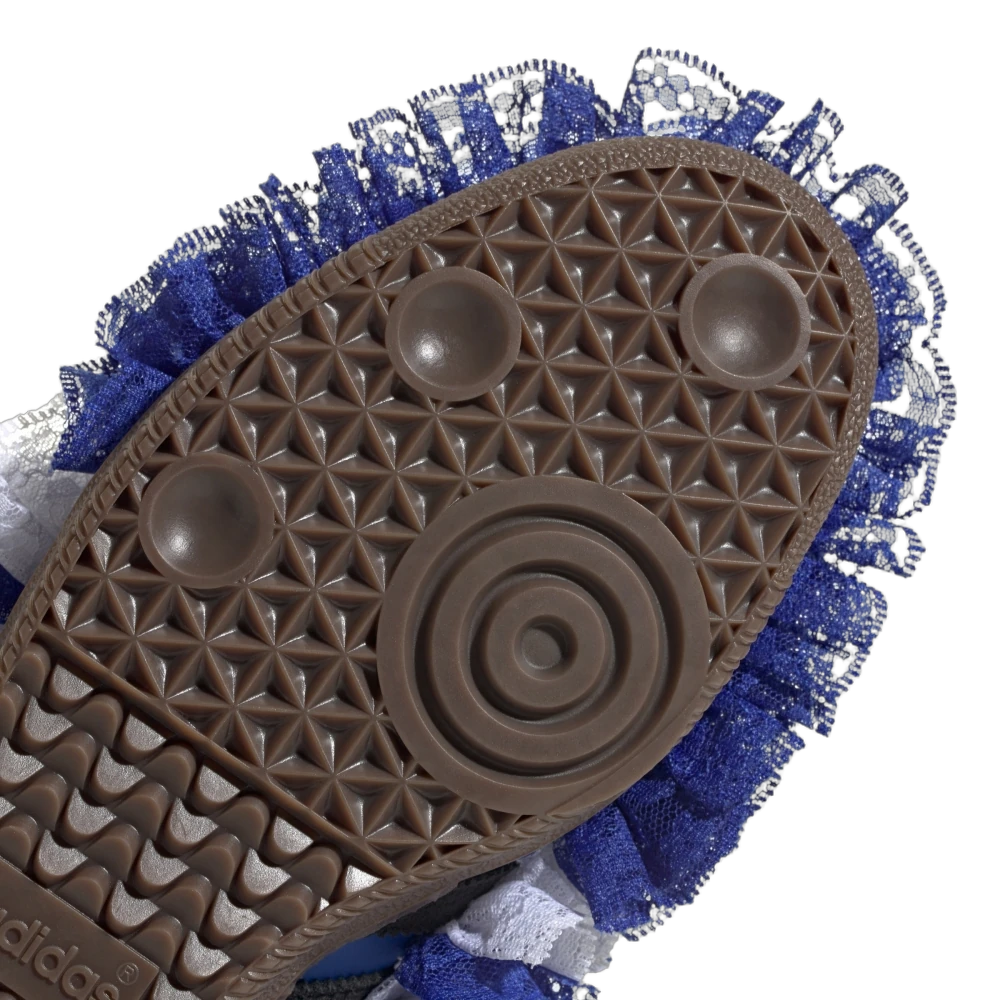 Overkicks - Adidas Samba Reverie by Caroline Hú CLOT Blue Lace Upper (JS2777) - vista superior
