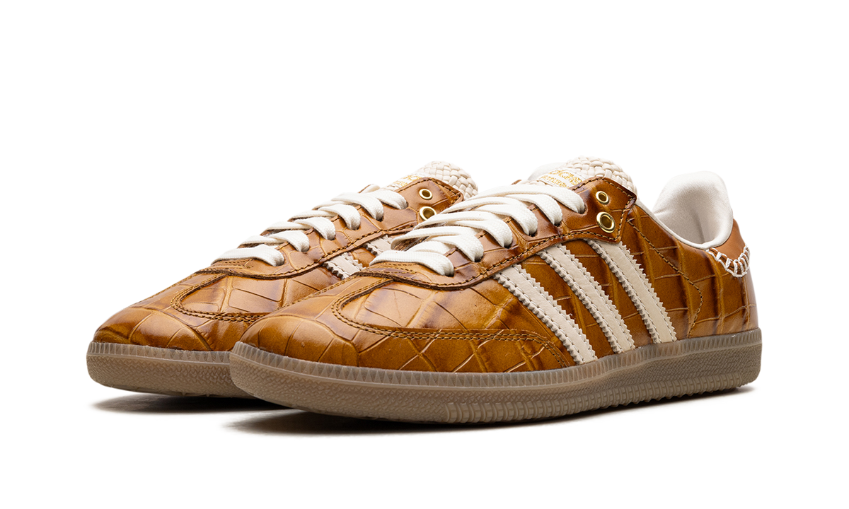 Overkicks - Adidas Samba Wales Bonner Brown Croc (JH9826) - vista trasera